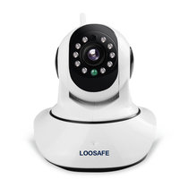 LOOSAFE 智能无线摄像头 wifi远程监控 720p家庭网络摄像机(960P 带32G存储卡)