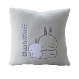 韩国流氓兔可拆洗-抱枕-灰色(天鹅绒) 汽车抱枕 方形抱枕