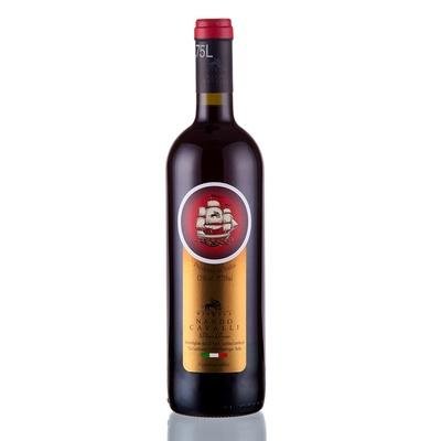 旗帆葡萄酒推荐：意大利原瓶原装进口旗帆红樽干红葡萄酒750ML
