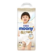 超市-婴儿尿裤尤妮佳moony极上通气系列裤型 L46片*4包(XL40片*4包)
