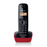 松下（Panasonic） KX-TG12CN 数字无绳电话 无线单机家用子母机(靓丽红 单主机)
