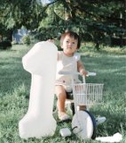 ins风生日白色40寸大数字气球装饰女宝宝男周岁派对拍照道具布置