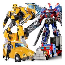 手办变形玩具超大大黄蜂汽车合体机器人模型摆件金刚男孩儿童正版kb6((钜惠组合)战甲擎天+黄蜂甲壳11)